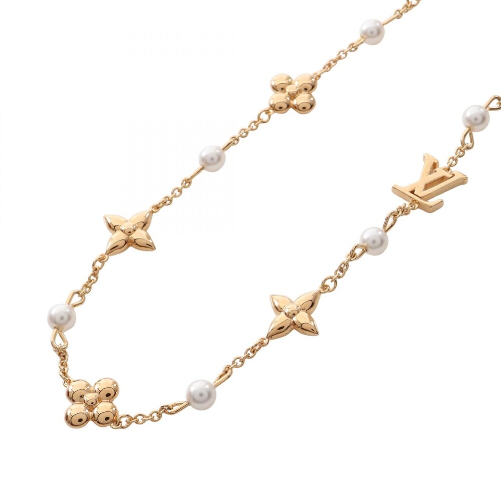 Louis Vuitton Louisa Necklace Gold #334641L58B